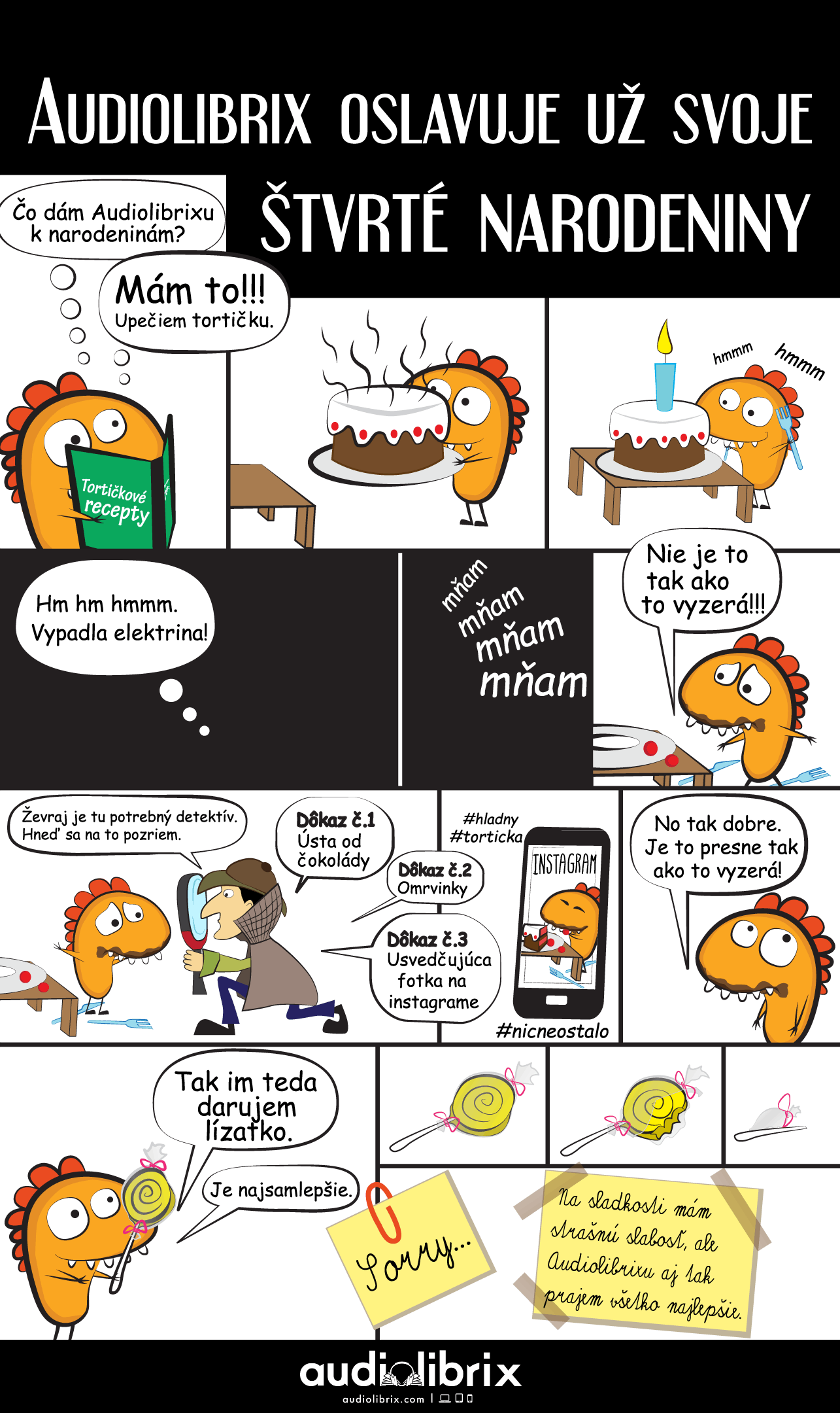 Komiks s Audinem - Narozeninová tortička